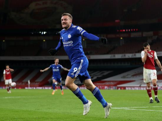 Arsenal 0 - 1 Leicester City: Jamie Vardy strikes late as Leicester end long wait for victory at Arsenal