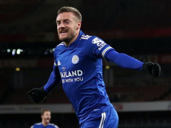 Jamie Vardy scores from the spot as Leicester win in Athens