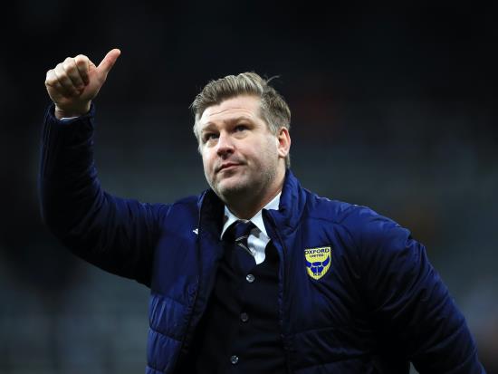 Karl Robinson delighted with ‘sensational’ Oxford display at Wigan