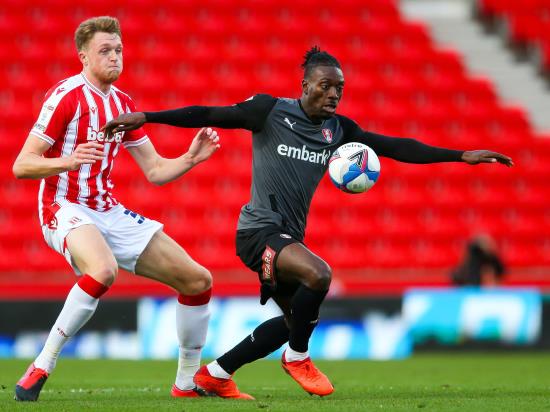 Rotherham’s Freddie Ladapo recovers from hip injury to face Bournemouth