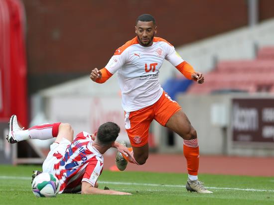 Keshi Anderson goal continues Blackpool’s winning run at expense of Portsmouth