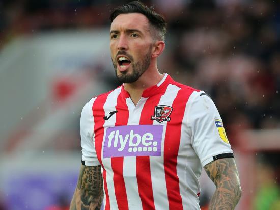 Exeter’s Ryan Bowman looking to continue fine form against Harrogate
