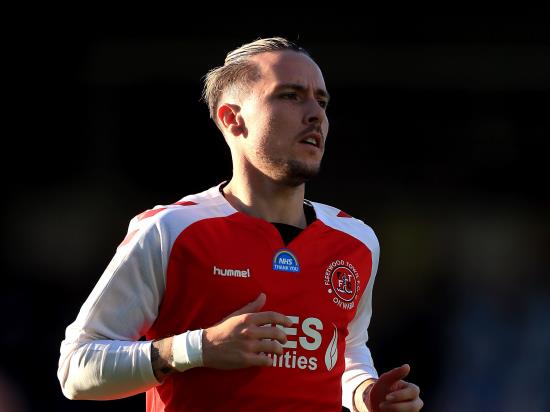Barrie McKay close to making Fleetwood return ahead of clash with Northampton