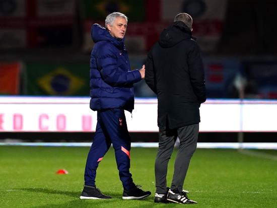 Jose Mourinho relieved after late show sees Tottenham past Wycombe in FA Cup