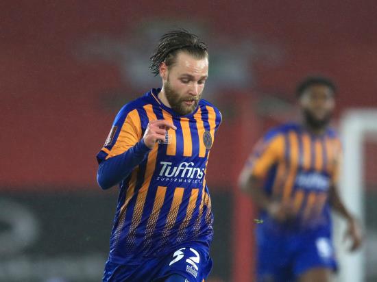 Harry Chapman fires Shrewsbury to surprise victory over Peterborough
