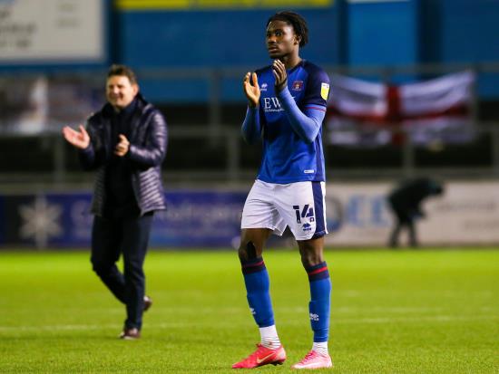 Joshua Kayode a doubt for Carlisle’s clash with Grimsby