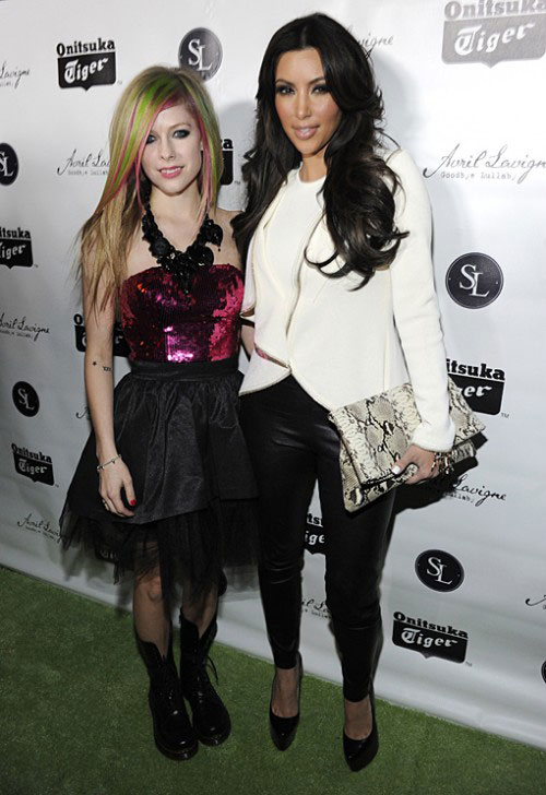 Avril Lavigne Celebrates With Kim Kardashian At Album Launch Party