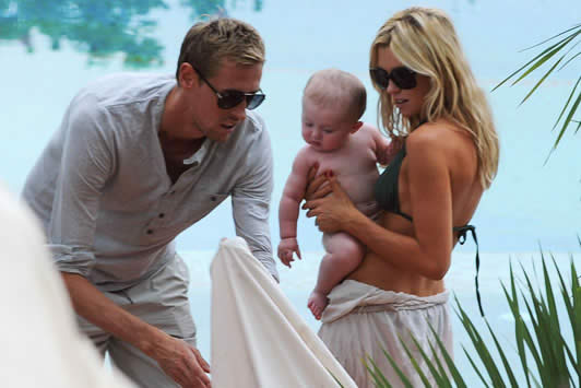 Abbey is little Miss Clancy pants - Model sizzles on holiday with hubby Peter Crouch