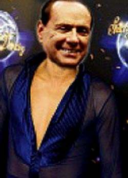 Silvio Berlusconi in Strictly copy tiff