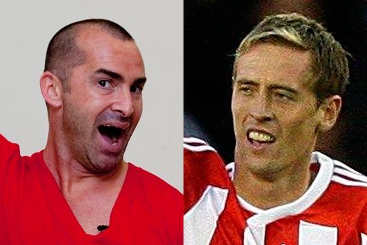 Louie Spence offers to teach Peter Crouch some new dance moves