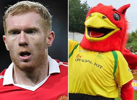 Scholes? No, it is Chaddy the Griffin