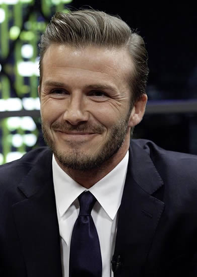 It's a red card for David Beckham - (And he wasn't even playing)