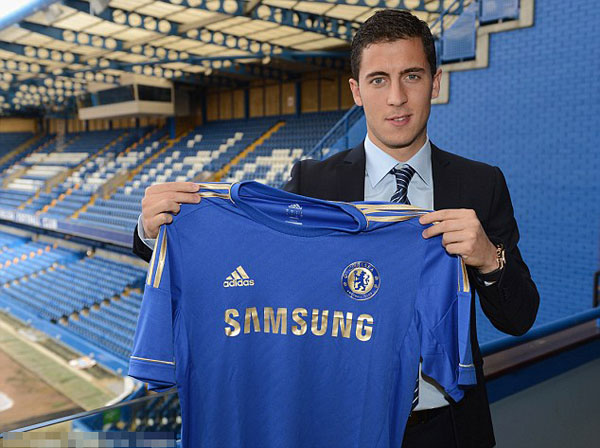 I can't wait to get started! Hazard seals £32m Chelsea switch... and takes dig at rivals United