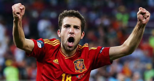 Alba welcomed to Barca - Villa, Pique and Xavi pleased with signing of international team-mate