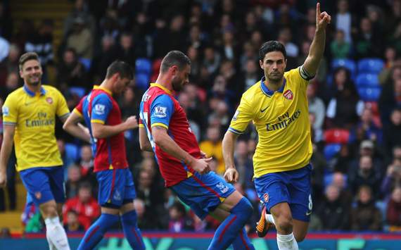 Crystal Palace 0-2 Arsenal: Szczesny heroics secure the points for 10-man Gunners