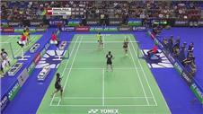Semi-final action from the semi finals of BWF Super Series French Open
