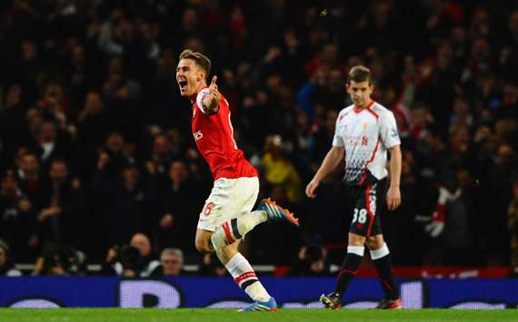Arsenal 2-0 Liverpool: Ramsey stunner sends Gunners five points clear
