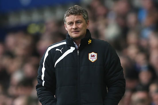 Ole Gunnar Solskjaer on the wrong end of a late winner as Everton down his Cardiff side