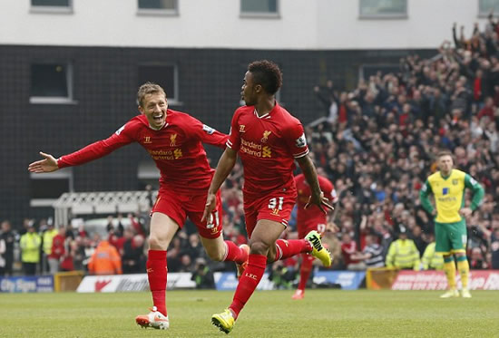 Norwich City 2-3 Liverpool: Reds survive scare to edge closer to title