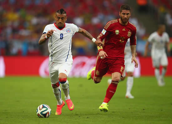 Arturo Vidal admits he’d love to play for Manchester United