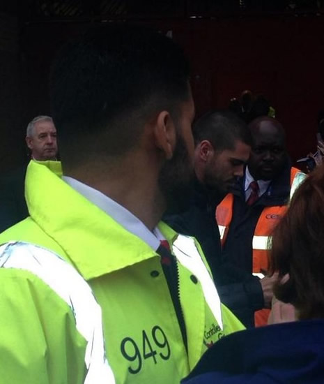 Victor Valdes is at Old Trafford to watch Manchester United play Chelsea