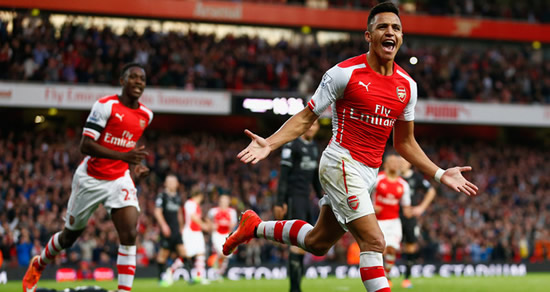 Arsenal 3 : 0 Burnley - Sanchez at double for Gunners