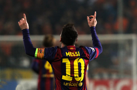 APOEL Nicosia 0 : 4 Barcelona - Messi makes history in Barca rout