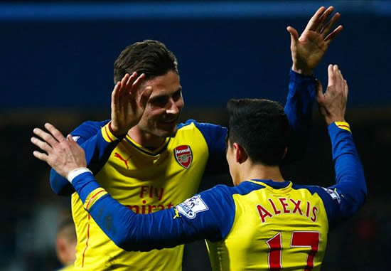 QPR 1-2 Arsenal: Alexis ends goal drought as Giroud strikes again