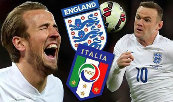 They're out to get you! Skipper Wayne Rooney warns Harry Kane of Italy's DIRTY tricks