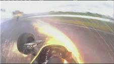 DRAMATIC FOOTAGE: IndyCar's Hinchcliffe crash