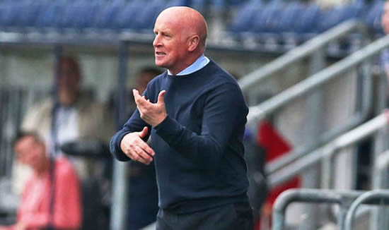 Falkirk boss Peter Houston plotting out his day of glory