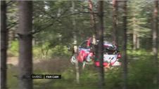 MASSIVE CRASH! Neuville fells tree at Rally of Finland