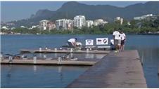 Rowers clean Olympic venue themselves