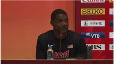 Gatlin 'happy and pleased' with performance