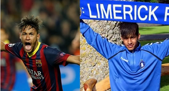 Neymar look alike Barry Cotter signs for Limerick