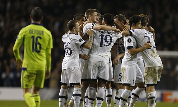 Tottenham Hotspur 2 - 1 Anderlecht: Mousa Dembele dazzles with Tottenham winner