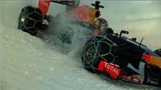 WOW! F1 star takes on snow challenge
