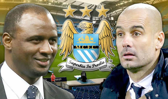 Man City line up Patrick Viera to succeed Pep Guardiola at end of his contract