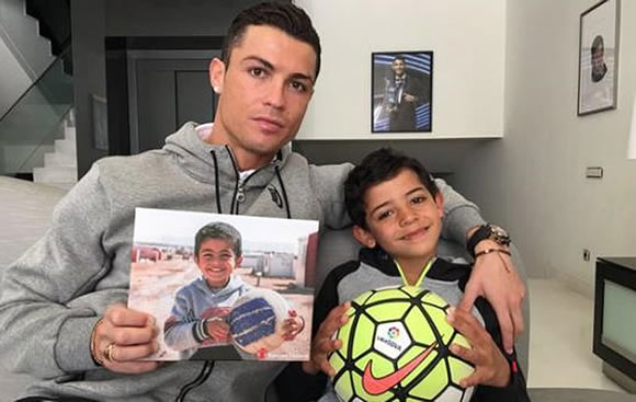 Cristiano Ronaldo shows solidarity with Syrian children