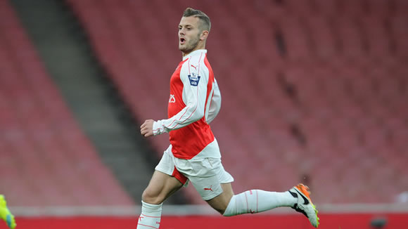 Jack Wilshere plays 65 minutes for Arsenal U21s against Newcastle