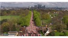 London Marathon: Falls & near world records