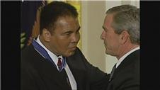 Bush describes Ali as 'the greatest'