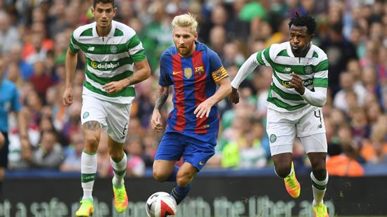Celtic 1 - 3 Barcelona: Brendan Rodgers pleased with Celtic workout despite defeat to Barcelona