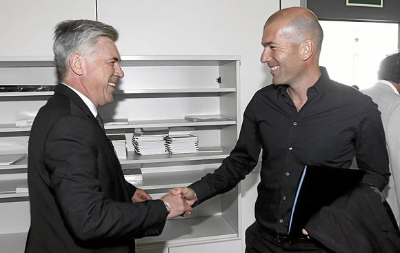 Zidane and Ancelotti reunite as rivals