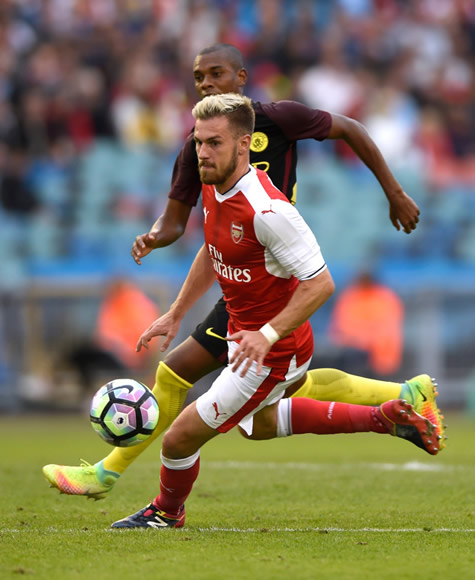 Gabriel injury: Arsenal defender gives Arsene Wenger headache ahead of new season after suffering ankle ligament damage in win over Manchester City