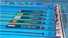 Refugee swimmer Mardini wins heat in Rio