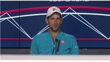 US Open: Djokovic reflects on first round win