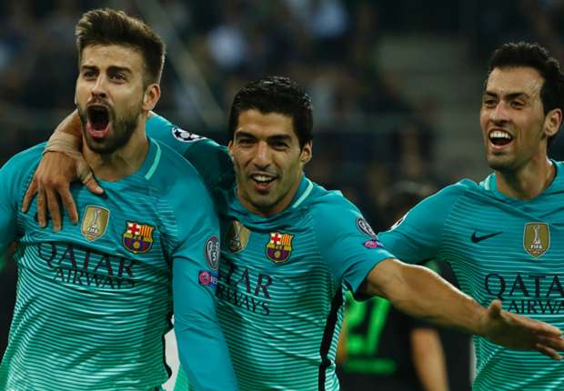 Borussia Monchengladbach 1-2 Barcelona: Arda & Pique seal comeback win