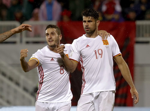 Albania 0 - 2 Spain: Spain take over at the top following victory in Albania