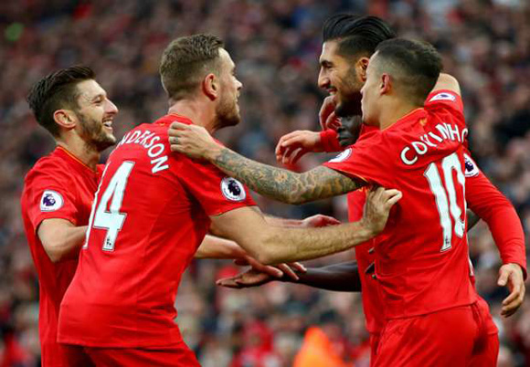 Liverpool 6 - 1 Watford: Liverpool hit Watford for six to go top of the Premier League